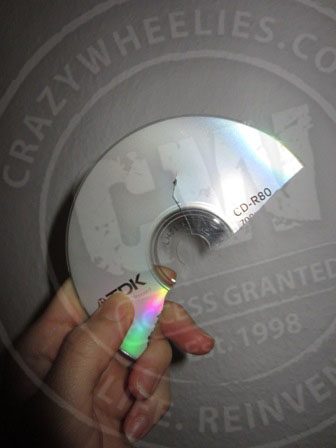 broken cd